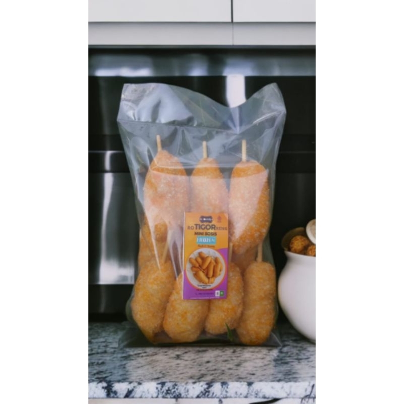 

Frozen Corndough Mini sosis