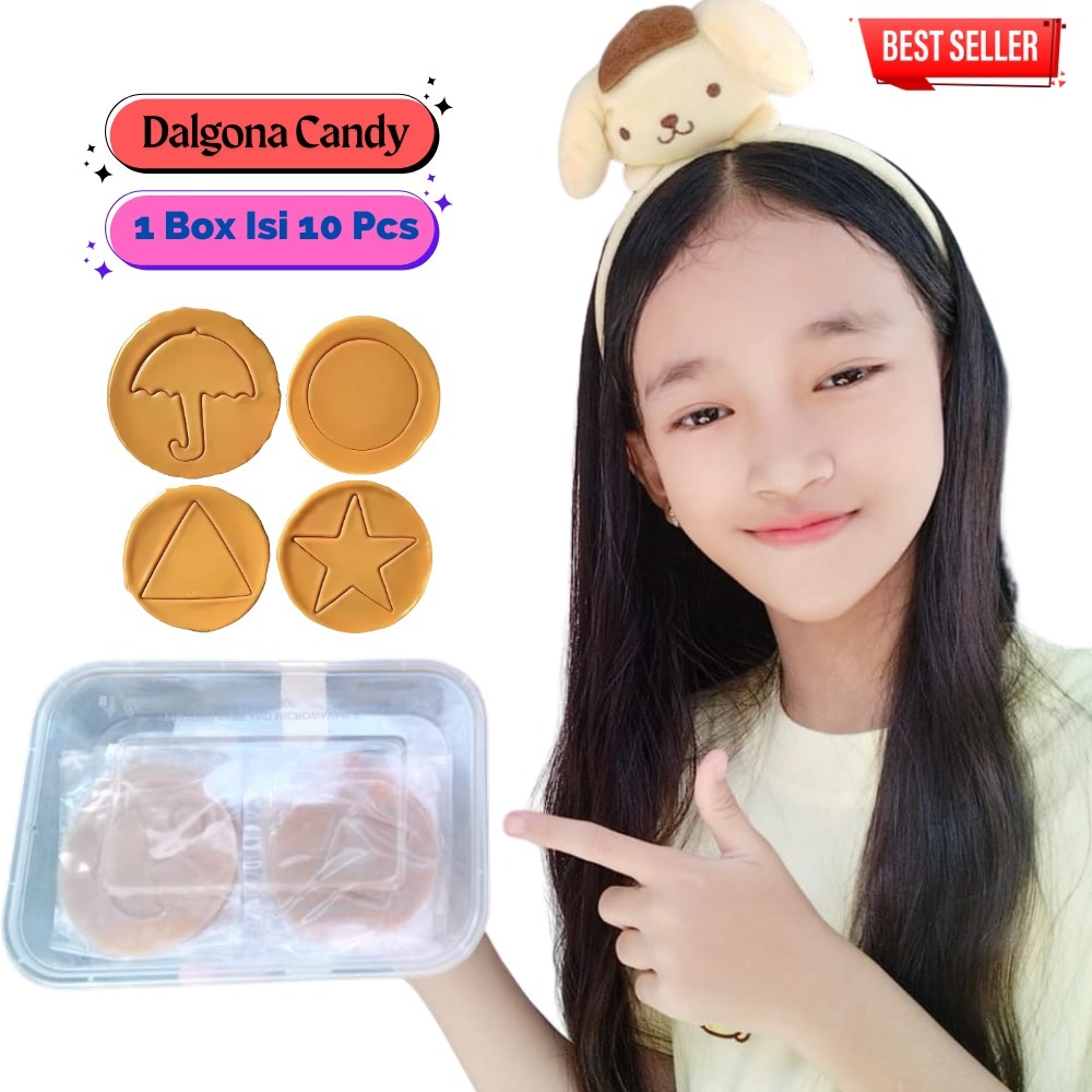 

PERMEN DALGONA CANDY SQUID GAME VIRAL! permen viral di shopee