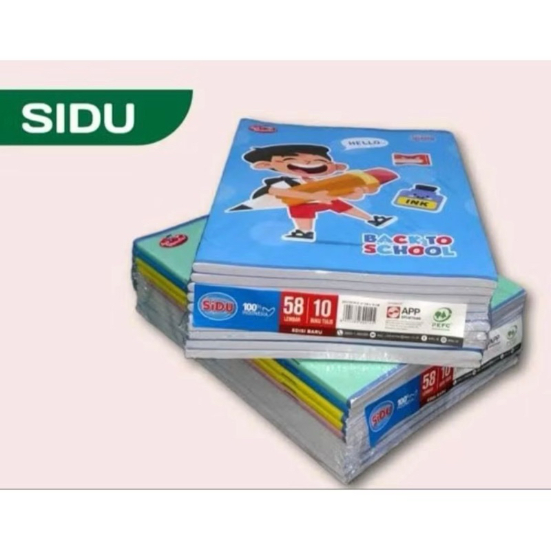 

(10 pcs ) Buku Tulis sidu 58 lembar
