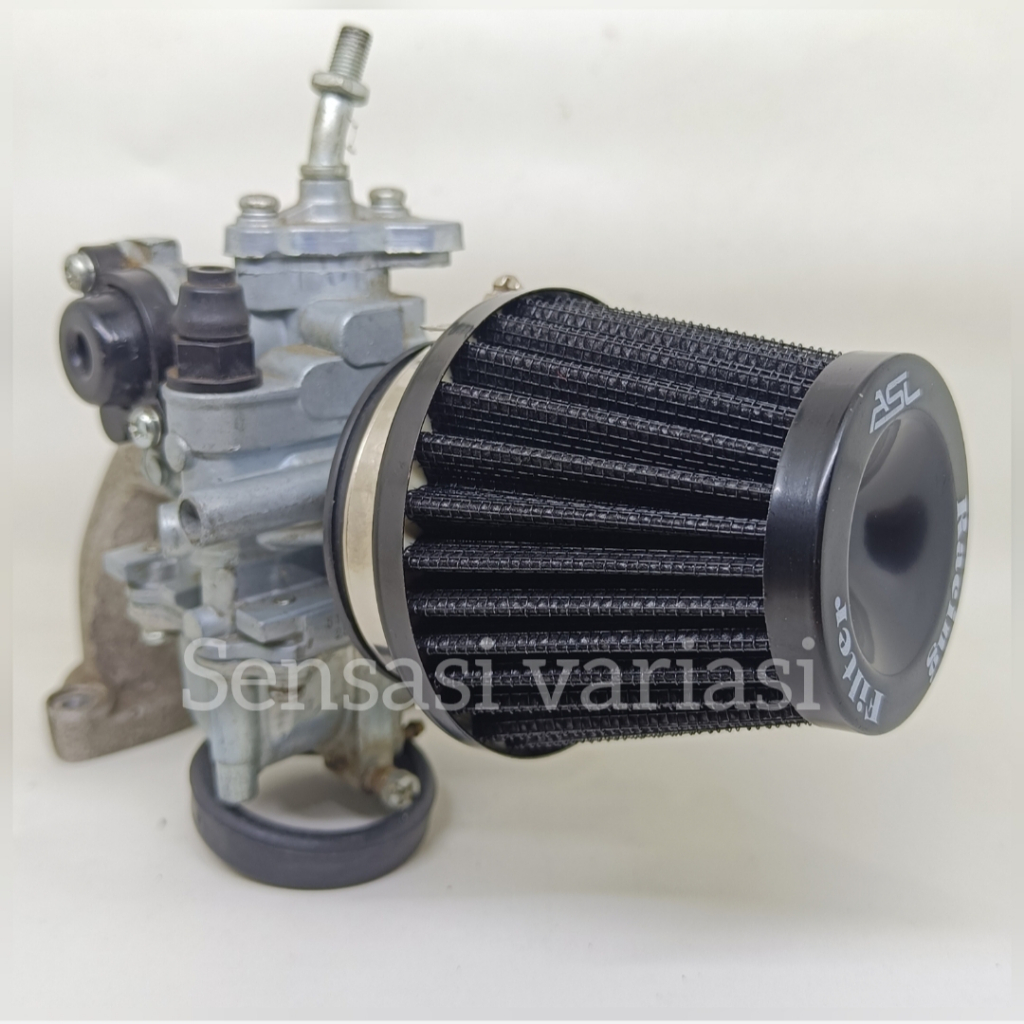Filter Karbulator Hitam Variasi Anti Air Waterproof Universal Cocok Untuk Semua Motor