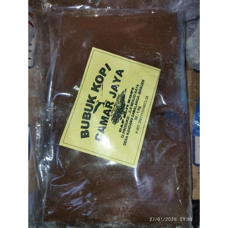 

1kg Paket hemat 10 pcs bubuk kopi halus Aceh Samalanga Merk camar jaya