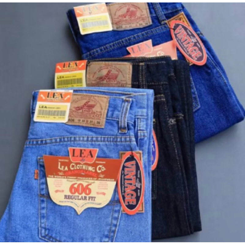 CELANA JEANS PRIA ORIGINAL LEA 606 / Celana pria original jeans Full Accessories BossMex.id