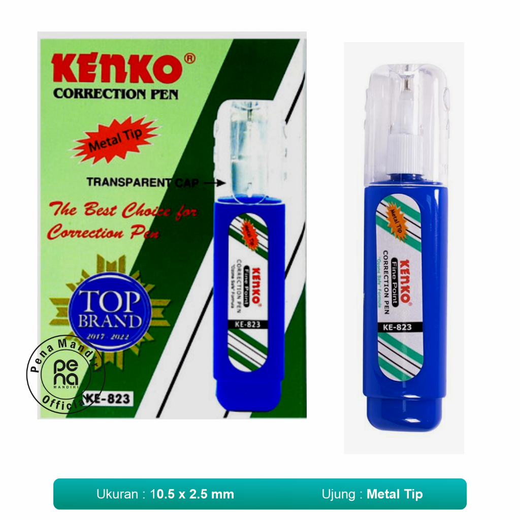 

Penghapus Correction Pen Correction Tape Cair Tip X Cair Kenko KE-823