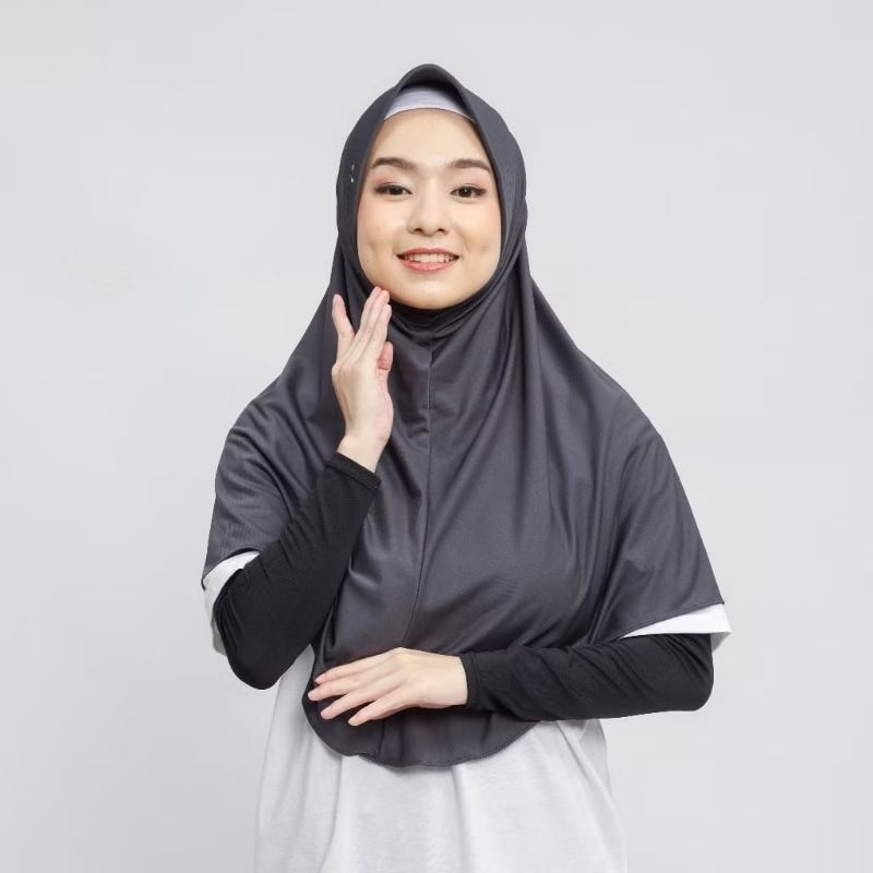 HIJAB BERGO HAMIDAH ORI SIZE L / HIJAB INSTAN BAHAN JERSEY / KERUDUNG BERGO HAMIDAH ORI