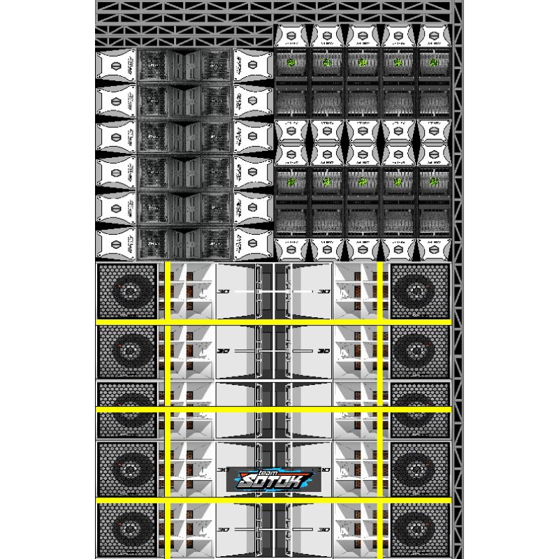 

Stiker Sound System model SPL booster dan CLA