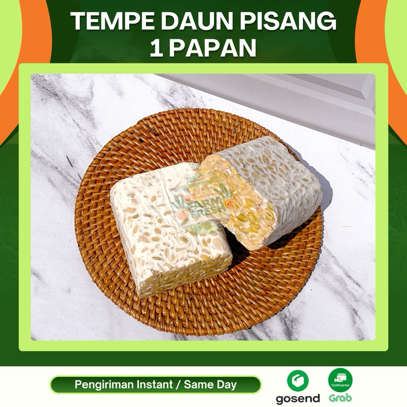 

Tempe Daun Pisang 1 Papan [KIRIM INSTANT]