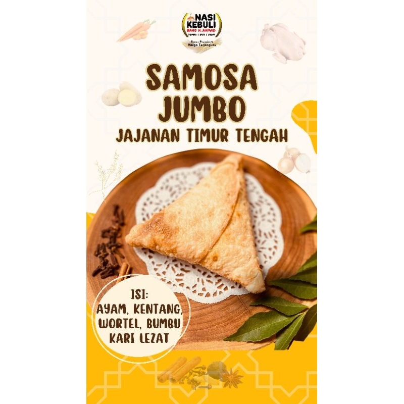 

Samosa Jumbo Rasa Premium Harga Tèrjangkau