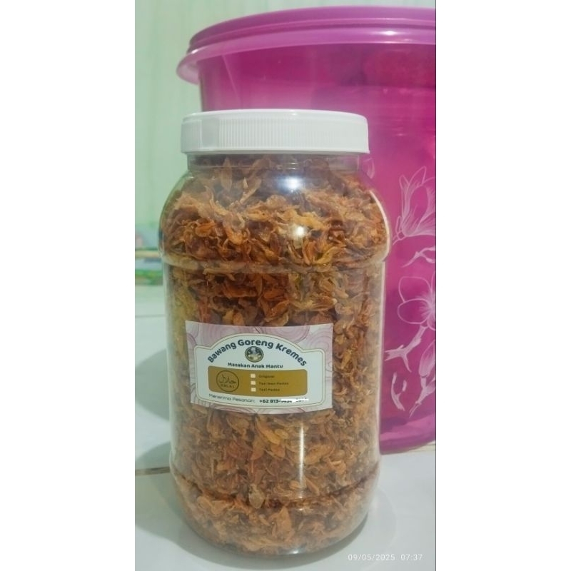 

Bawang Goreng Kremes ORIGINAL 500 gr / Pouch / Toples