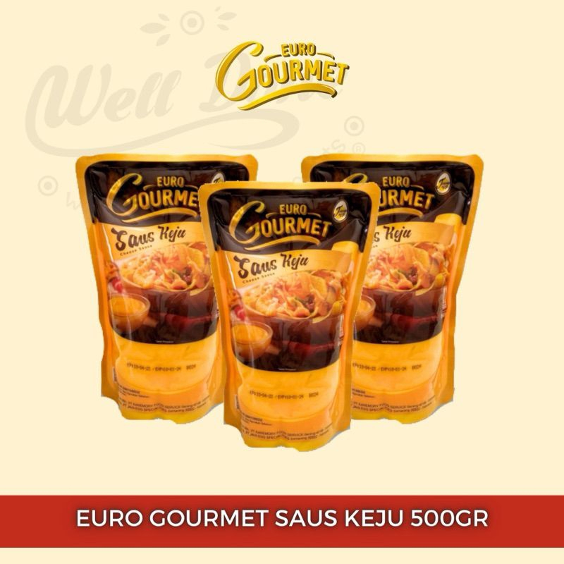 

saus keju Euro Gourmet 500gr