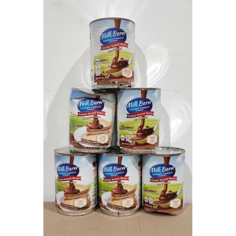

Milkbarn - Susu Kental Manis Rasa Coklat 500gr , barang Pesok&Berakarat, Isi masih bagus dan exp masih lama