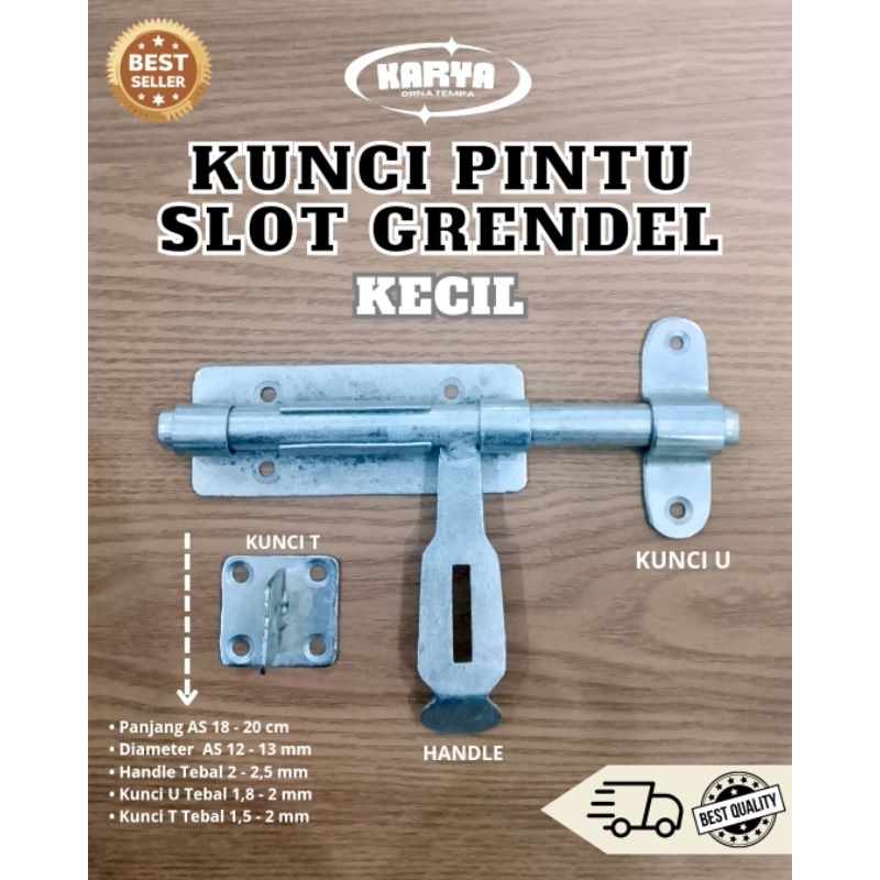 Kunci pintu atau Slot pagar Samping Ukuran Besar - kecil - mini | Slot pintu gebyog,| pintu sleding 