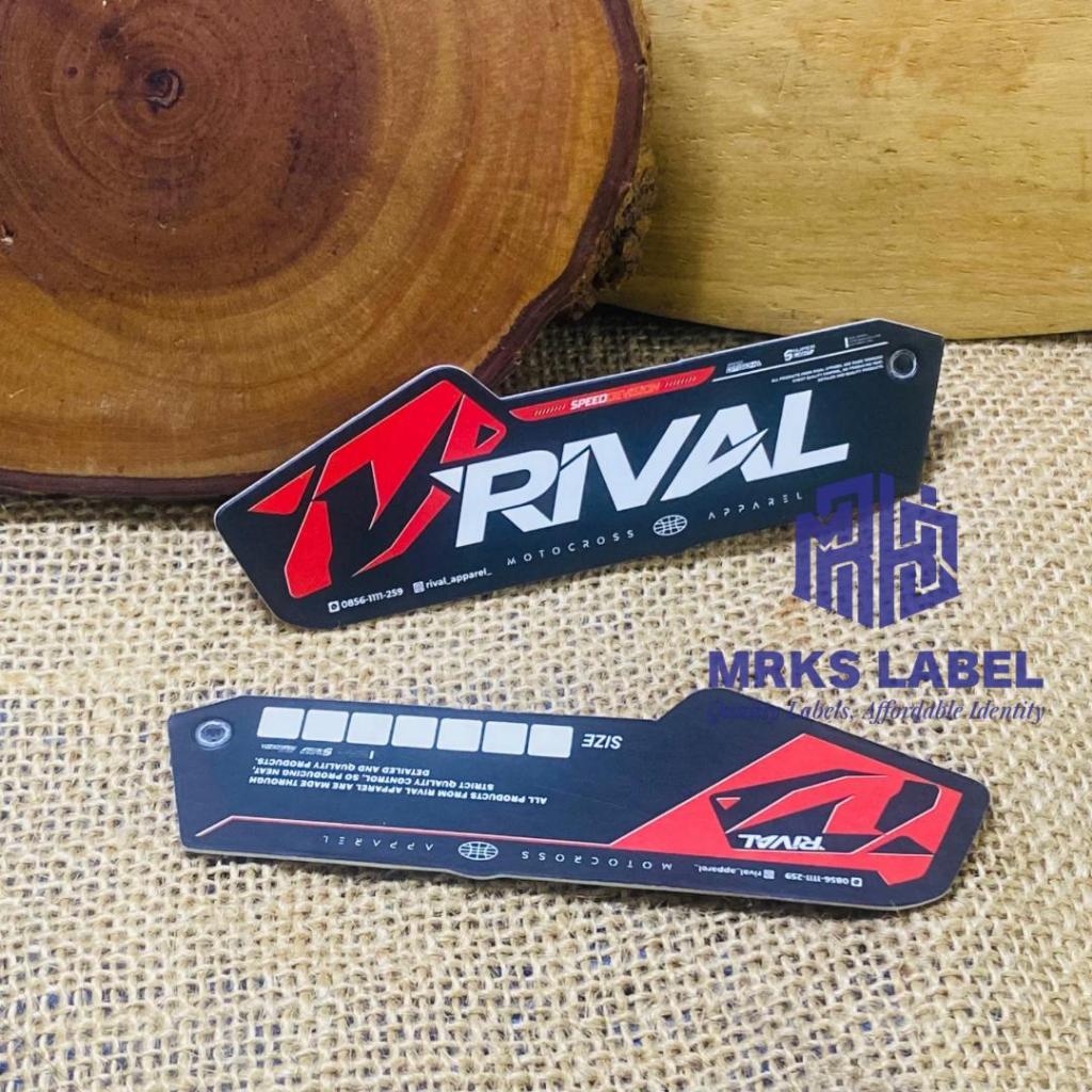 

Free design !!! hang tag tebal, label hang tag, label baju,label distro, label tag premium 700gsm