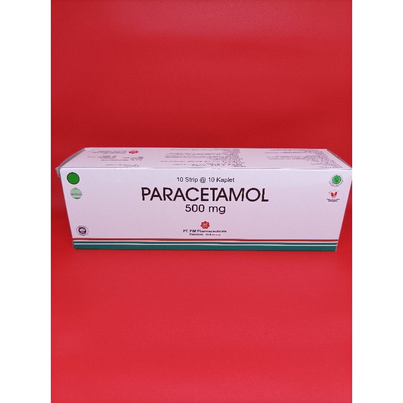 Paracetamol Kaplet 500mg PIM Box