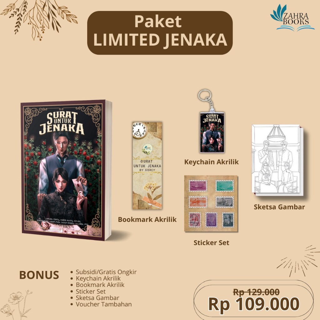 Novel Surat Untuk Jenaka Karya Giselle Rahman