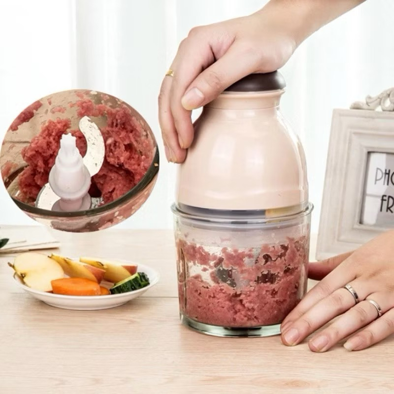 BIGOSTORE - BLENDER KAPSUL CHOPPER PLASTIK FOOD GRADE BLENDER COPER PENGHANCUR DAGING MPASI