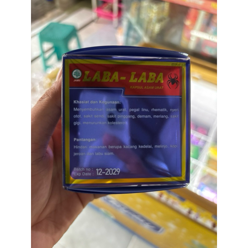 LABA-LABA KAPSUL ASAM URAT