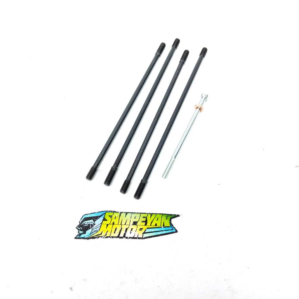 Promo Baut As Sunduk Sate Baut Mesin Silinder Blok Set Isi 5 Honda CRF 150 Tiger Old New Tilam Tirev