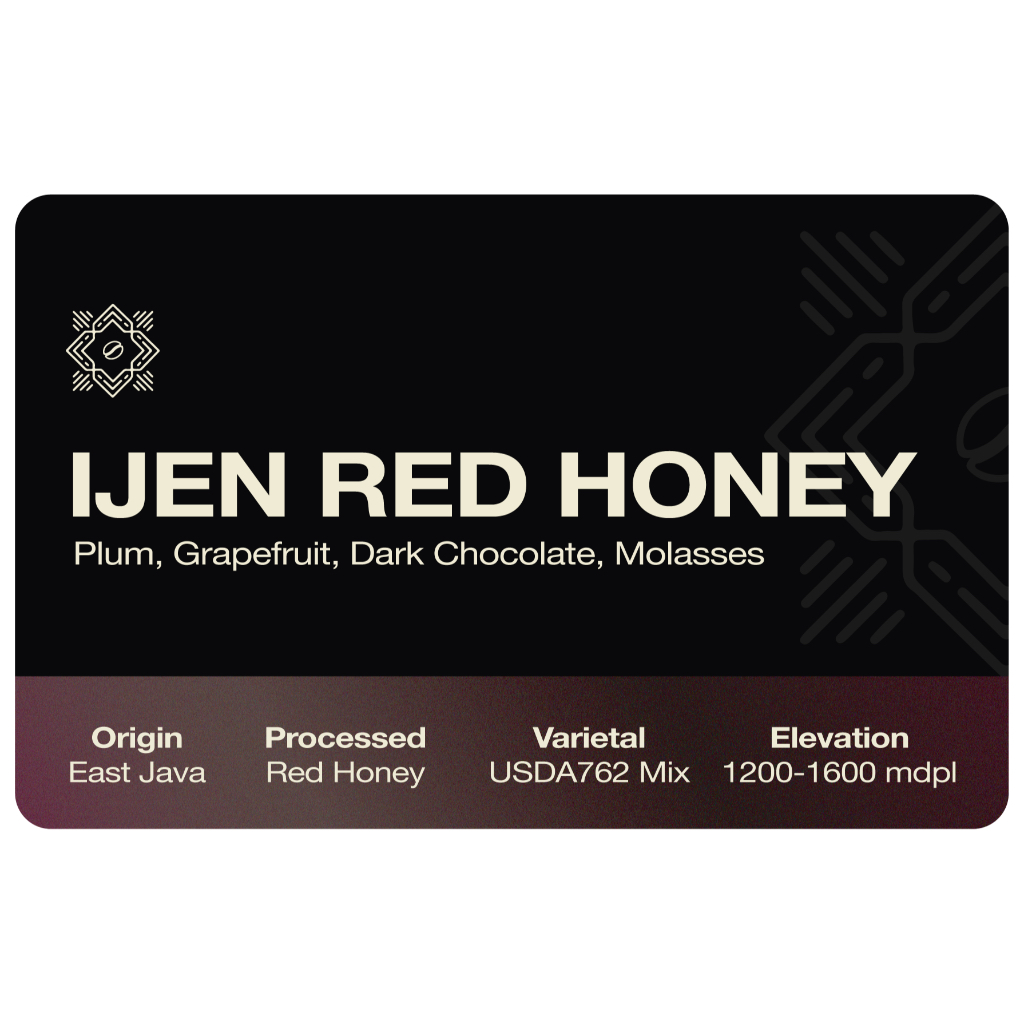 

Ijen Red Honey - Espresso Beans Singe Origins