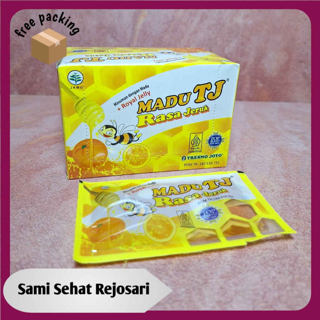

1 Box TRESNOJOYO MADU TJ RASA JERUK 20 GRAM (ISI 12 SACHET)