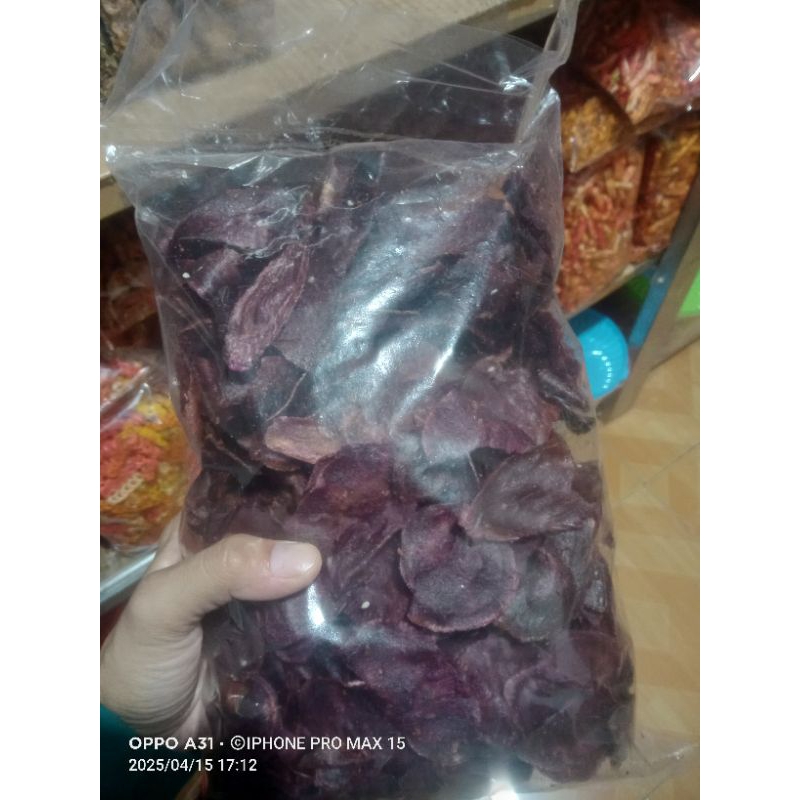 

kripik ubi ungu 500 gram