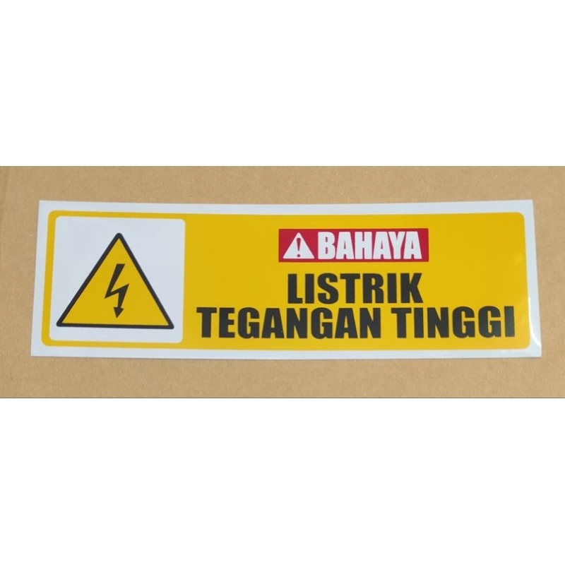 

STIKER LISTRIK TEGANGAN TINGGI