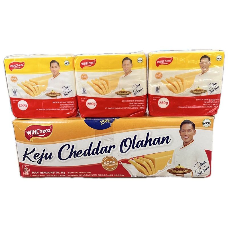 

Keju Wincheez Cheddar Olahan 250g
