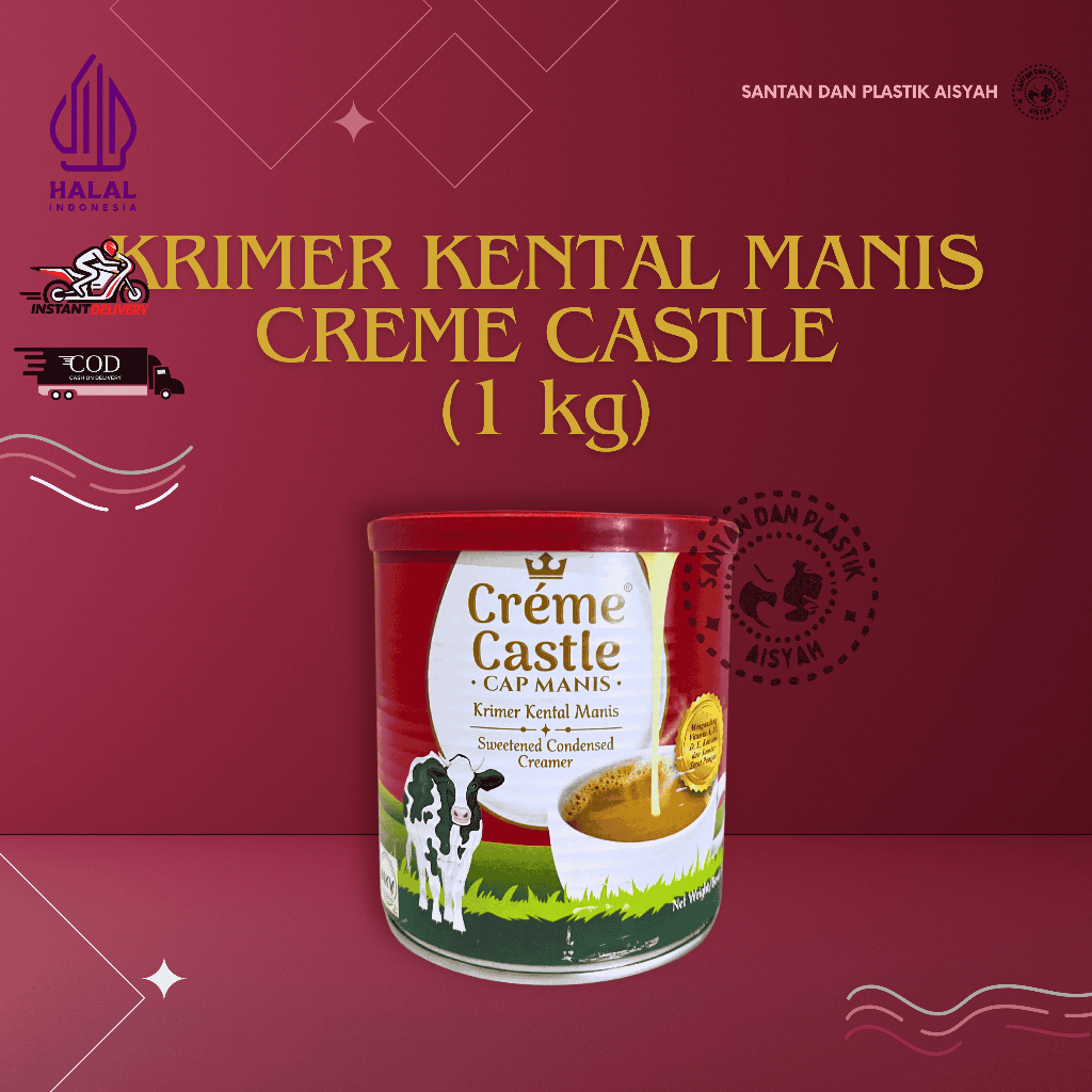 

SUSU KRIMER KENTAL MANIS CREME CASTLE (1 kg)