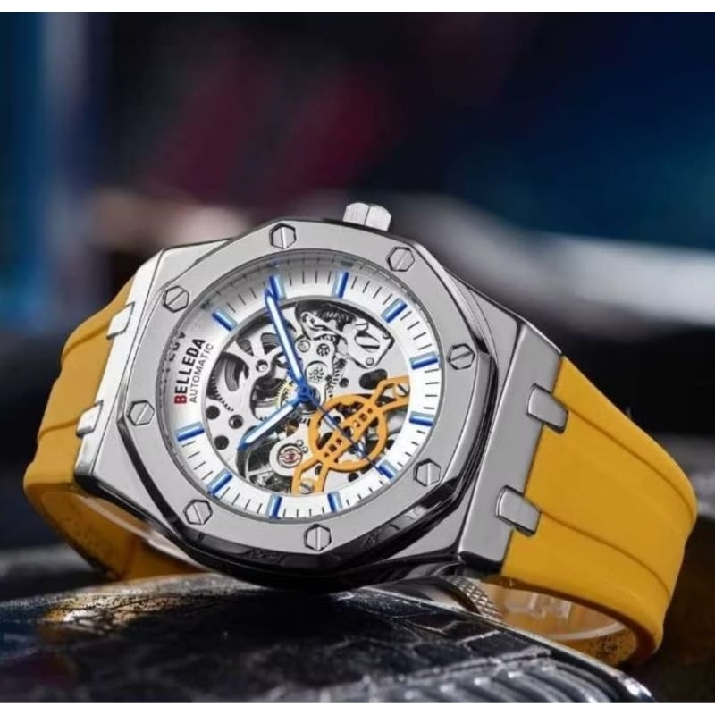 BUY 1 GET 1..JAM TANGAN PRIA WANITA BELLEDA ORIGINAL AUTOMATIC 9532