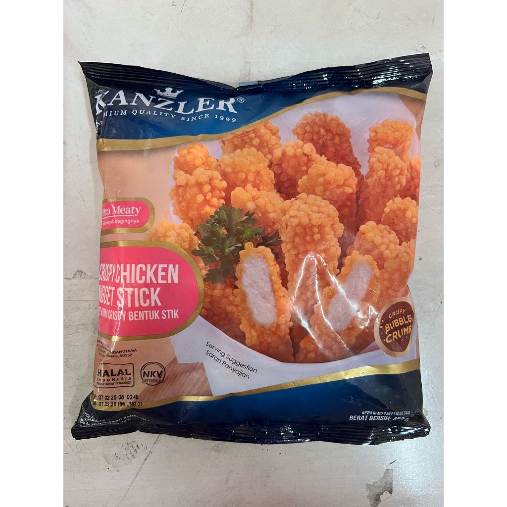 

PROMO Kanzler Crispy Chicken Nugget Spicy 450gr /Naget/nuget ayam/renyah/gurih/olahan daging