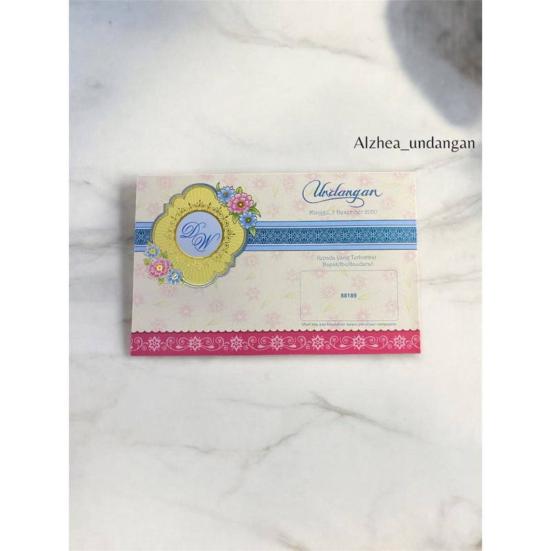Undangan Blangko Kosong (isi 100 pcs) ERBA 88189 undangan pernikahan kosongan (isi 100 pcs)