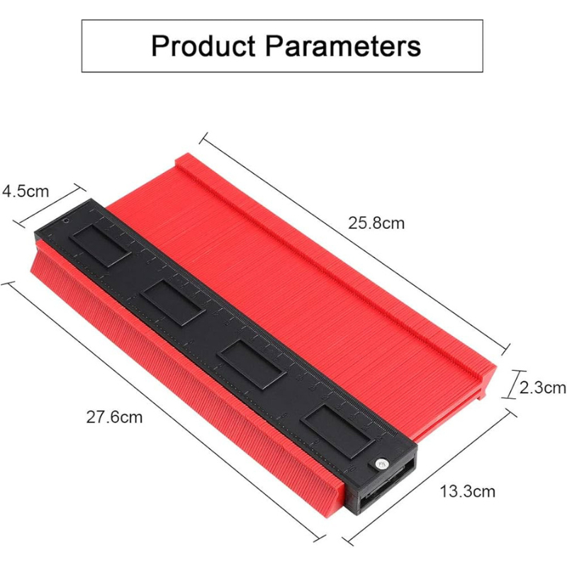 

Penggaris Duplikat Profil Kontur Alat Penanda Ubin Keramik 10 INCH