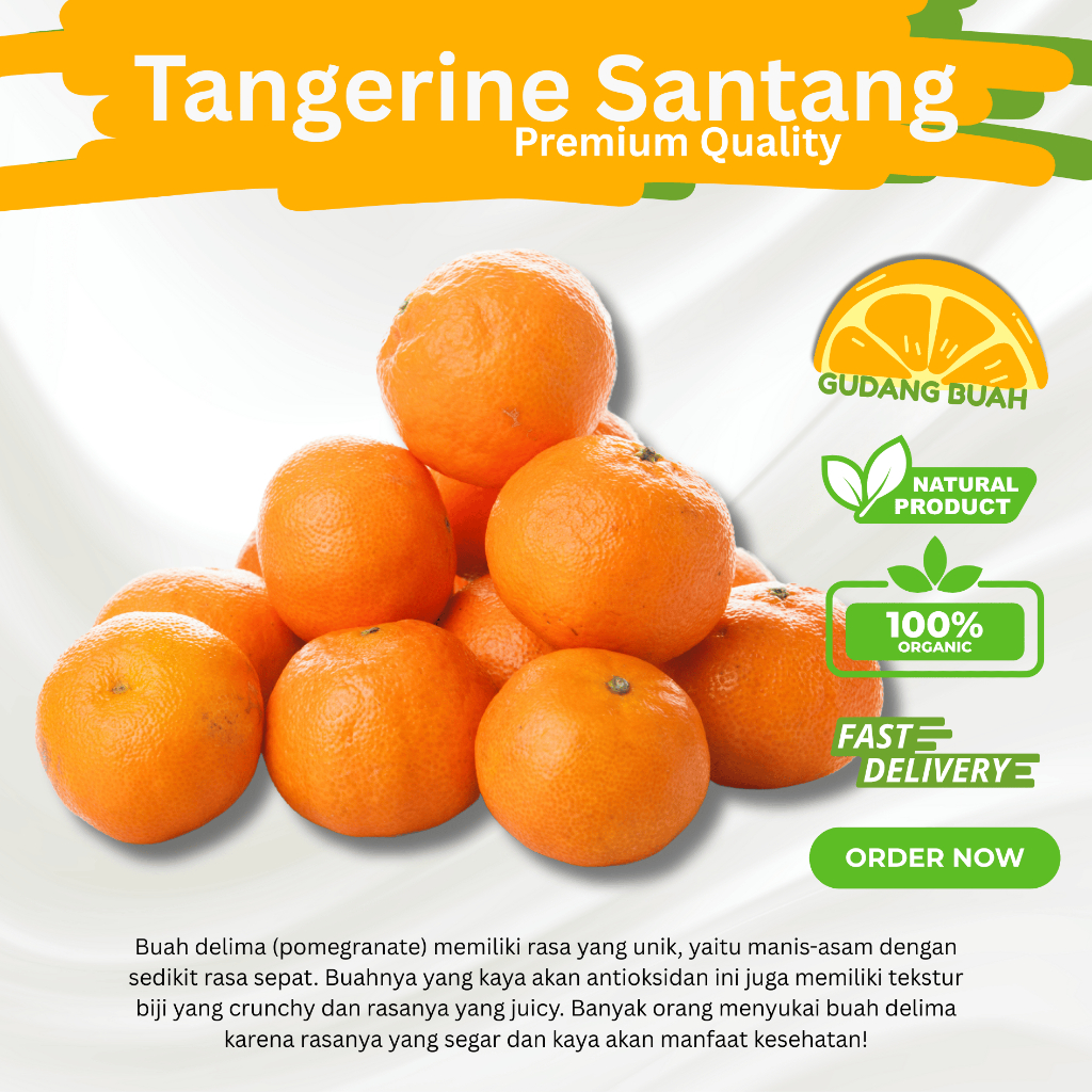 

Santang Tangerine Sweet Grade Super 1000Gr