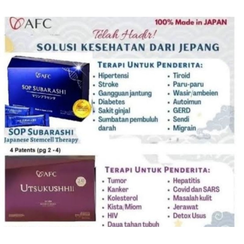 subarasih afc original & utsukushhii gold afc exp 2027