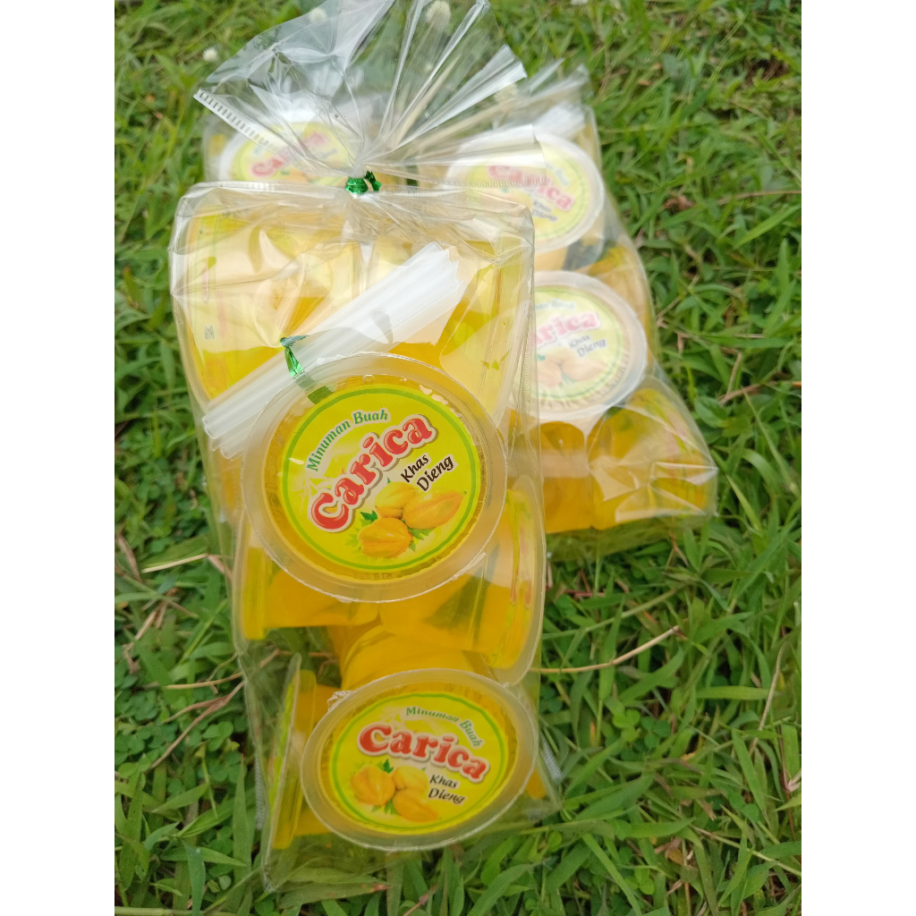 

CARICA MINUMAN KHAS DIENG ISI 10 CUP - ASLI ALAMI - SEHAT MANIS SEGAR PENUH MANFAAT UNTUK KESEHATAN - ISI 10 CUP BONUS STRAW - MINUMAN KHAS DIENG- MINUMAN MANIS SEGAR - CAMILAN SEGAR