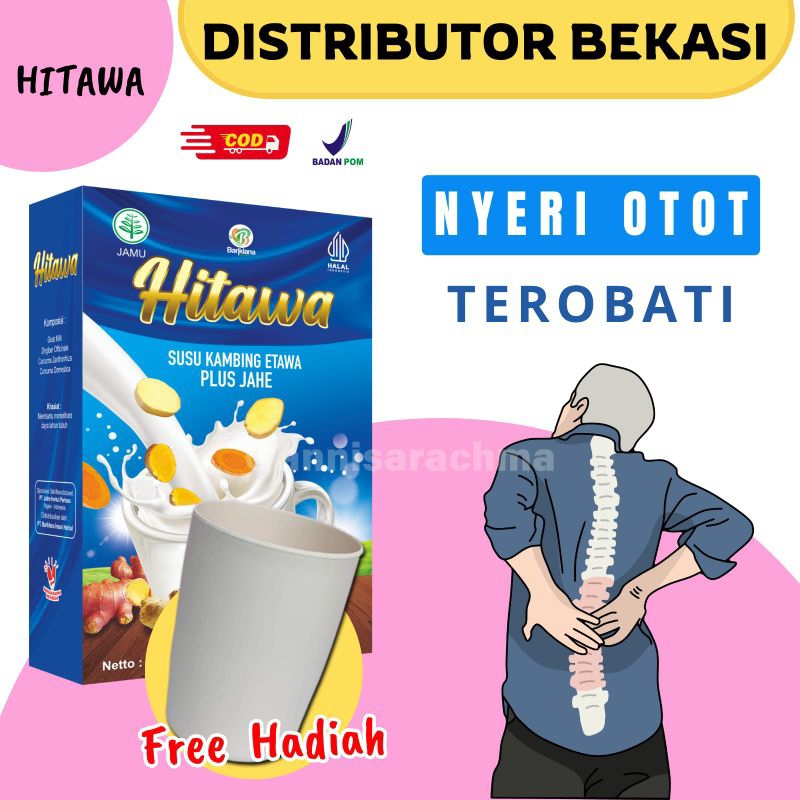 

[BISA COD + GARANSI] HITAWA 1 BOX @200GR | ATASI NYERI OTOT PADA LANSIA