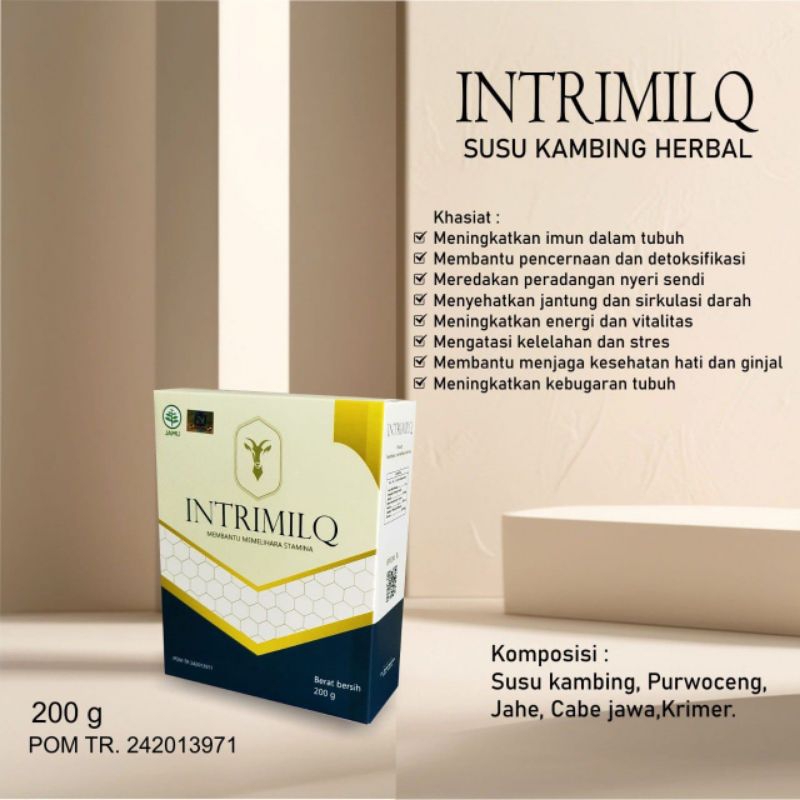 

Susu Kambing INTRIMILQ 200gr Susu kambing plus Herbal
