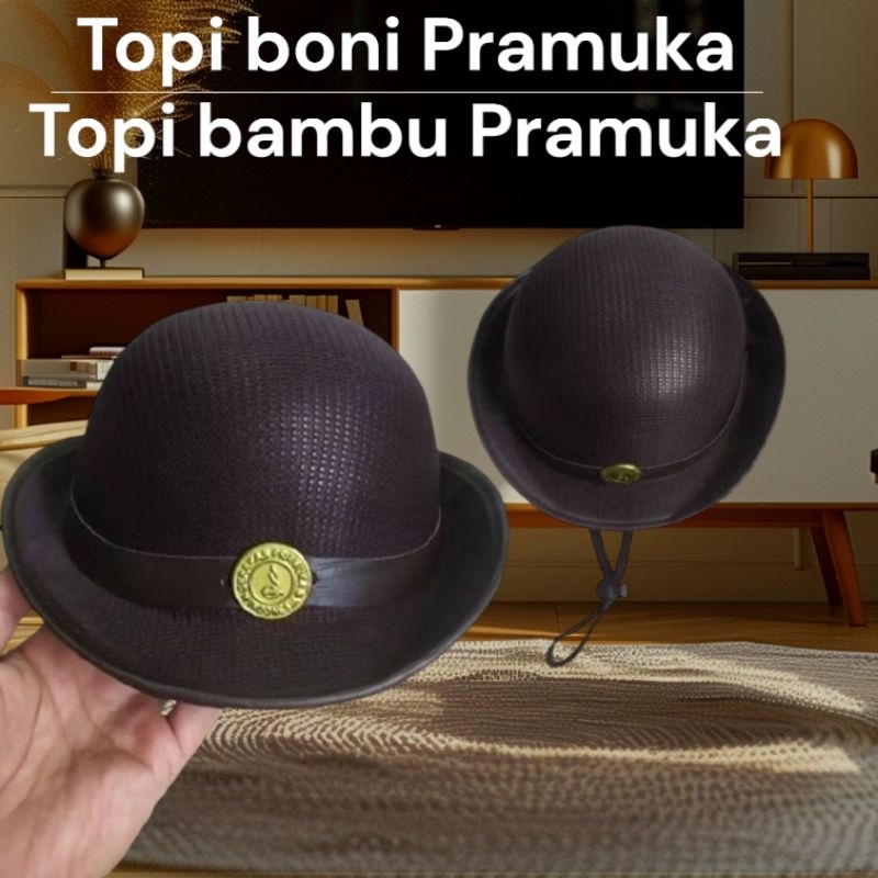 topi boni Pramuka topi bambu Pramuka alat alat Pramuka