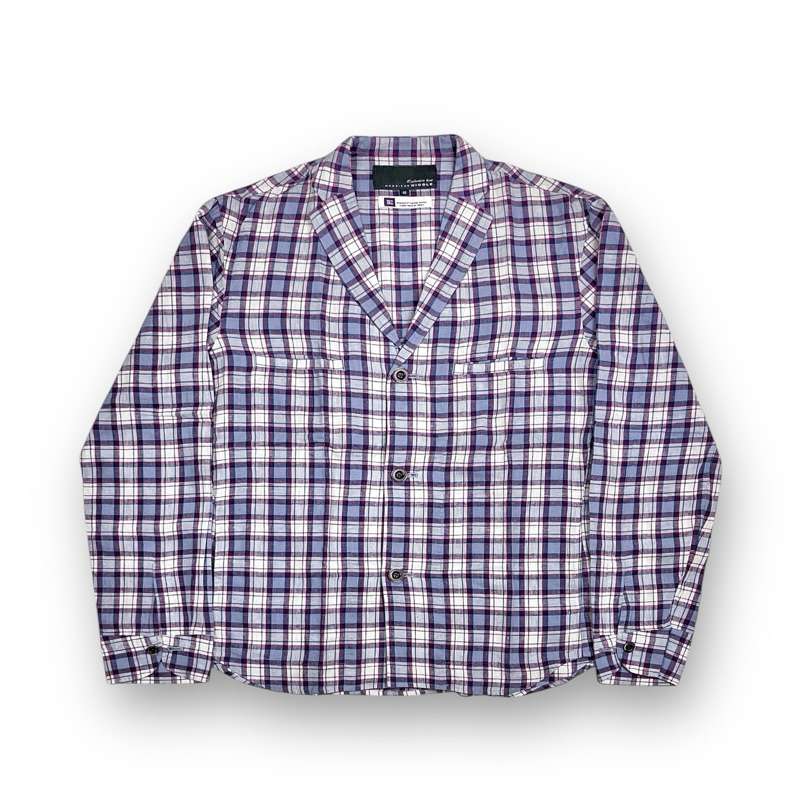 Monsieur Nicole 4 Pocket Vintage Semi Blazer Plaid Flannel