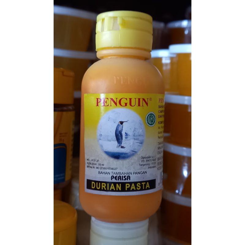 

durian Pasta cap penguin 55ml / perisa durian / Pewarna durian