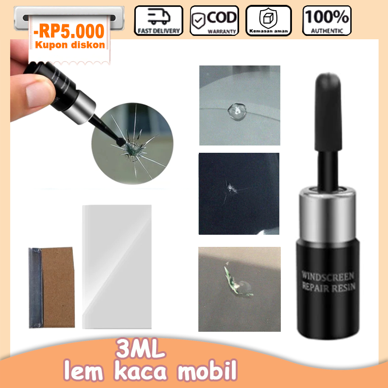 Cairan Perbaikan Kaca /Kit Perbaikan Kaca Depan /Cairan Perbaikan Kaca Retak /Lem Kaca Mobil /Lem Kr