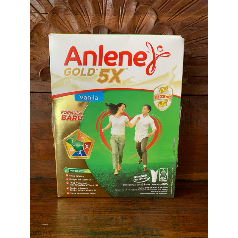 

Anlene Gold 5x susu bubuk dewasa vanila 850 gr