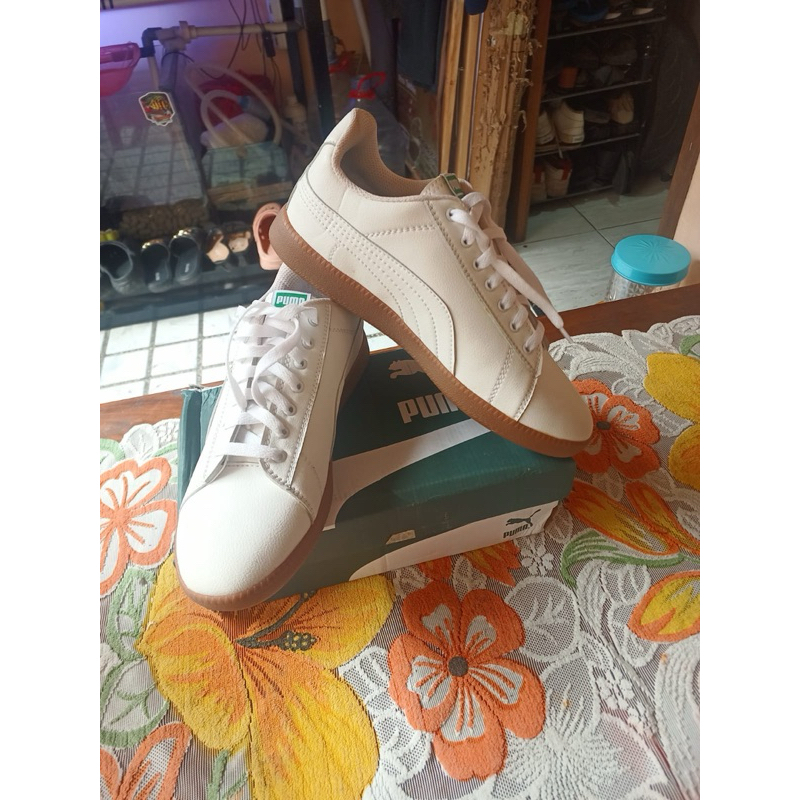SEPATU GRESS PUMA WHITE GUM