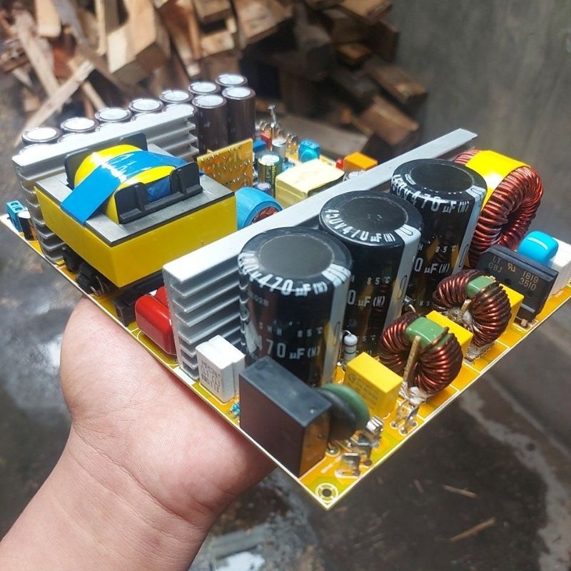 Smps Fullbridge Pfc pcb 5kw (ready ct90v)