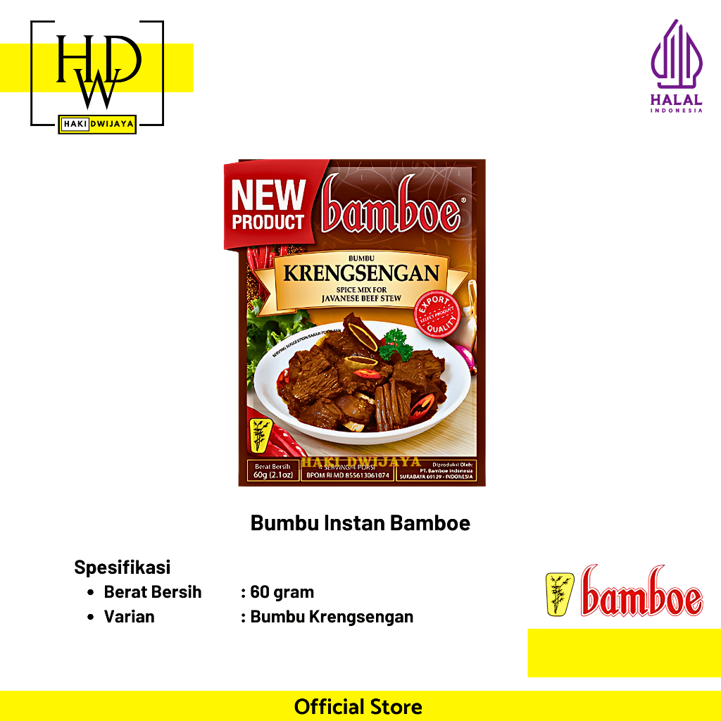 

Bamboe Bumbu Masak Instan Masakan Nusantara - Bumbu Krengsengan