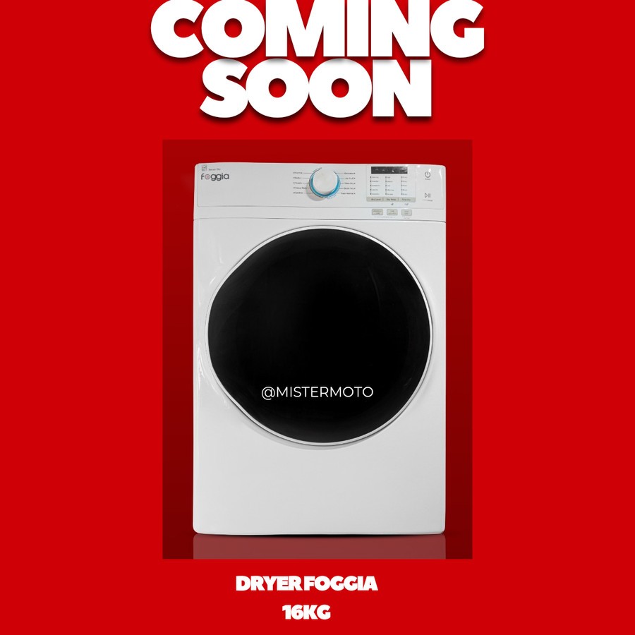 Foggia 16kg Mesin Dryer / Pengering Laundry Gas Terlaris di Pasaran