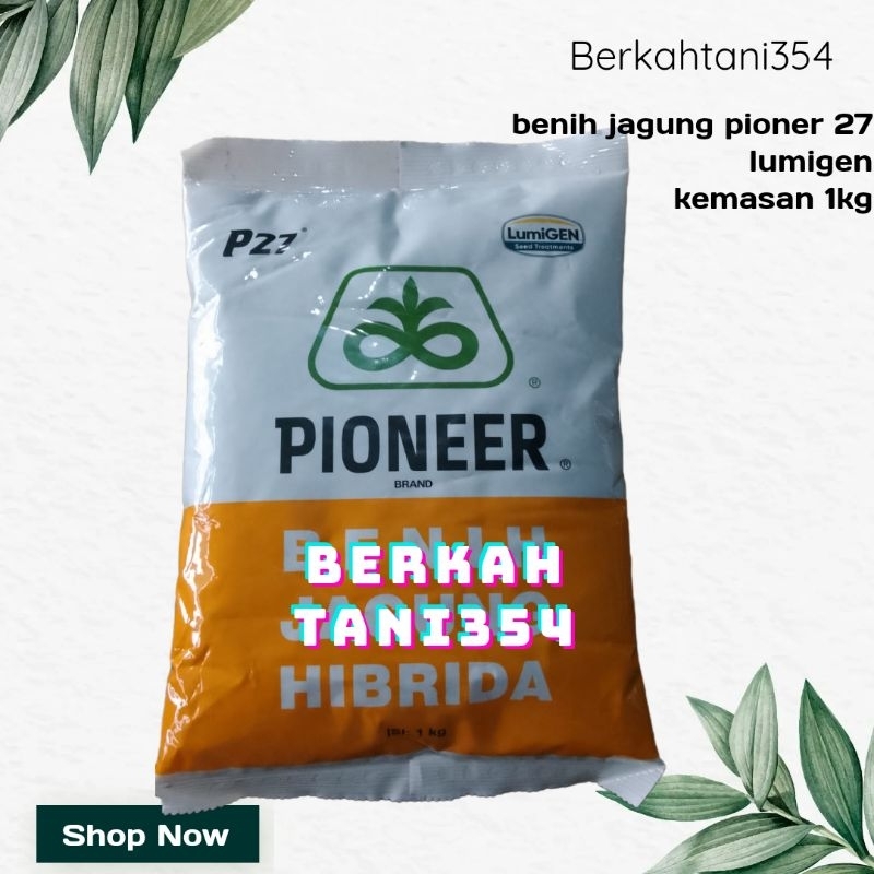 Benih jagung p27 lumigen 1kg pioner 27 lumigen benih jagung pioner 27 lumigen kemasan 1kg