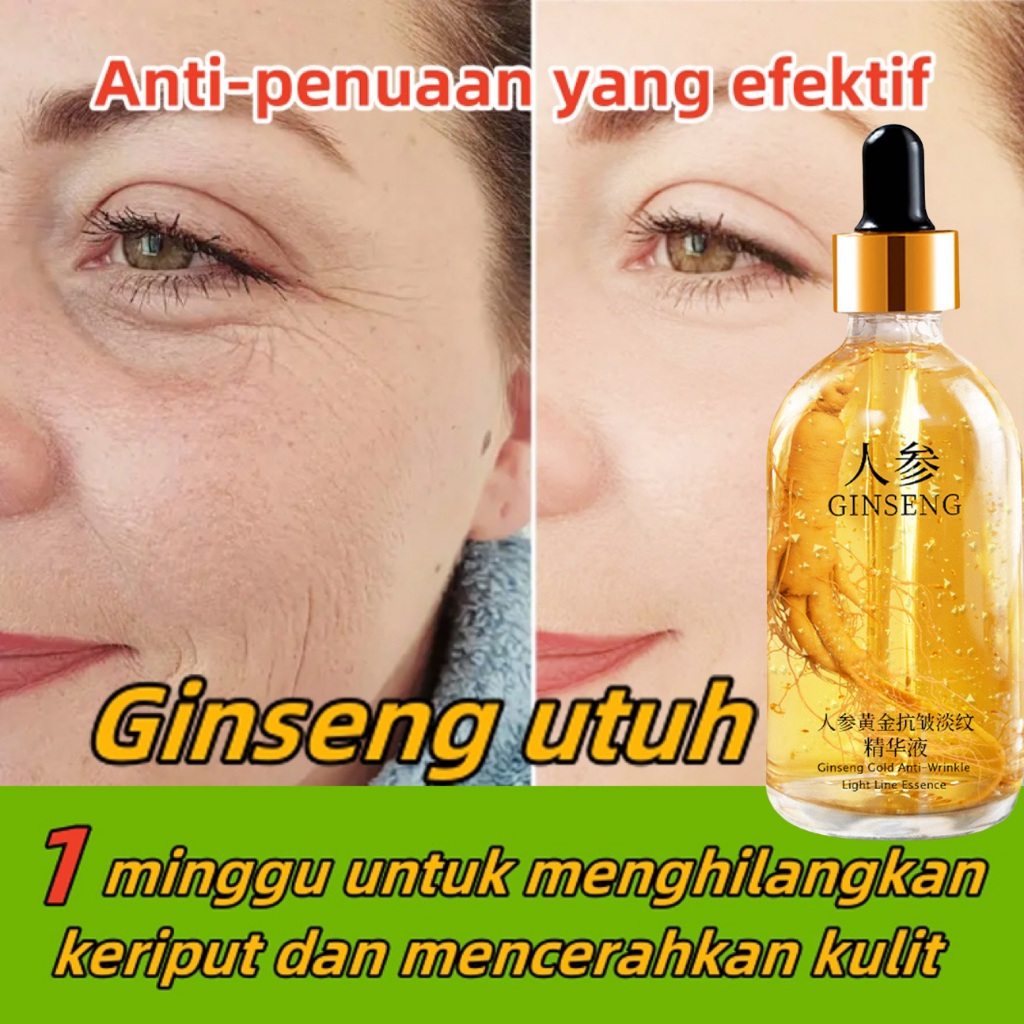 Esensi Anti Kerut Ginseng Serum Wajah Ginseng Gold Polypeptide Essence Esensi Anti Penuaan Polipepti