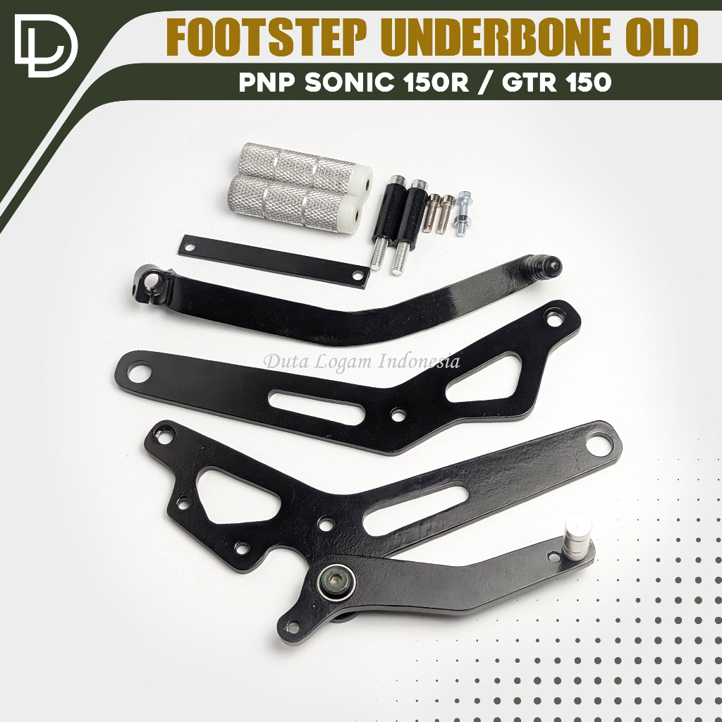 Underbone Sonic 150R Footstep Custom Plat Besi for Honda Sonic 150R GTR 150R UB