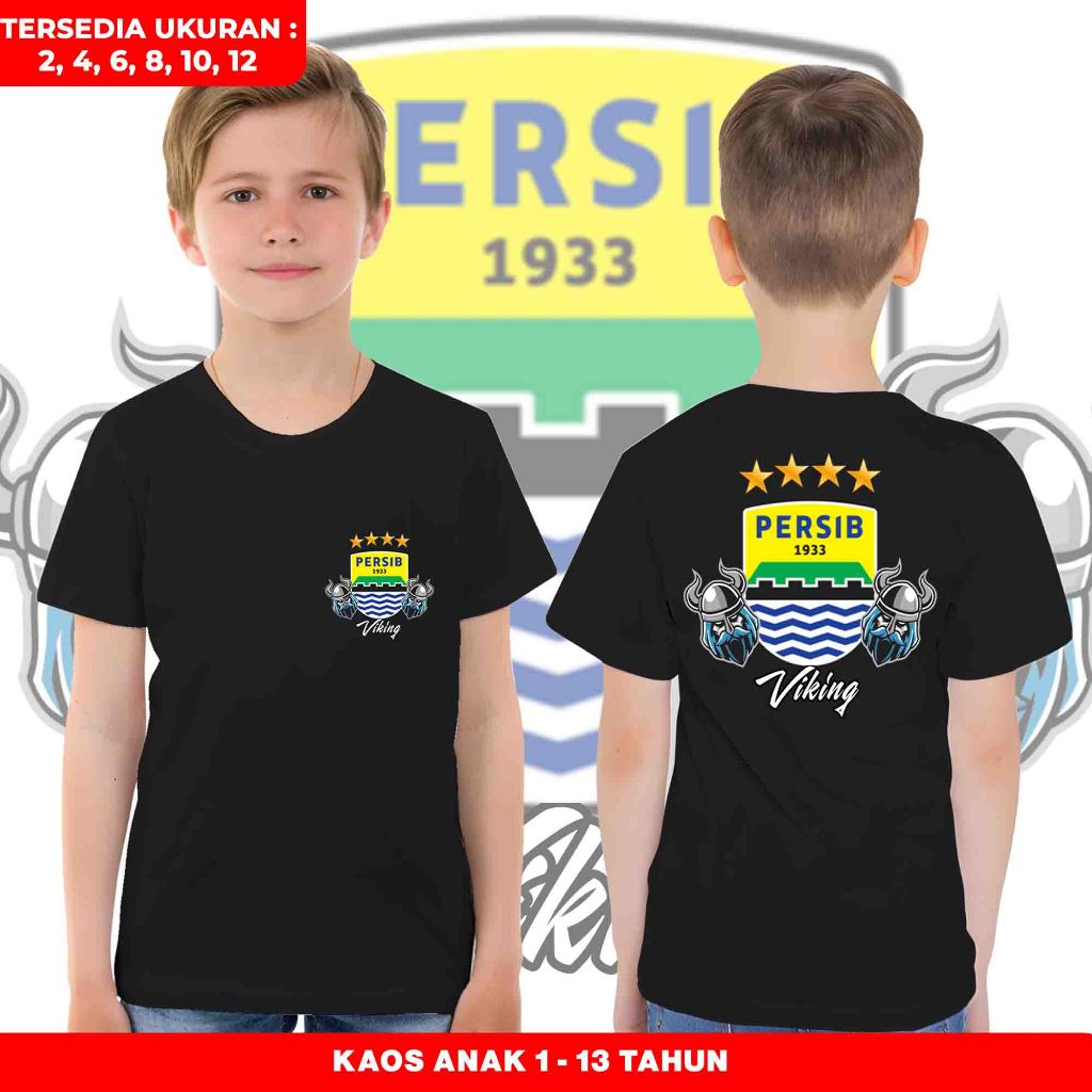 BAJU ANAK - KAOS PERSIB BANDUNG VIKING - TSHIRT DISTRO PERSIB JUARA  UNTUK ANAK COWOK TERBARU