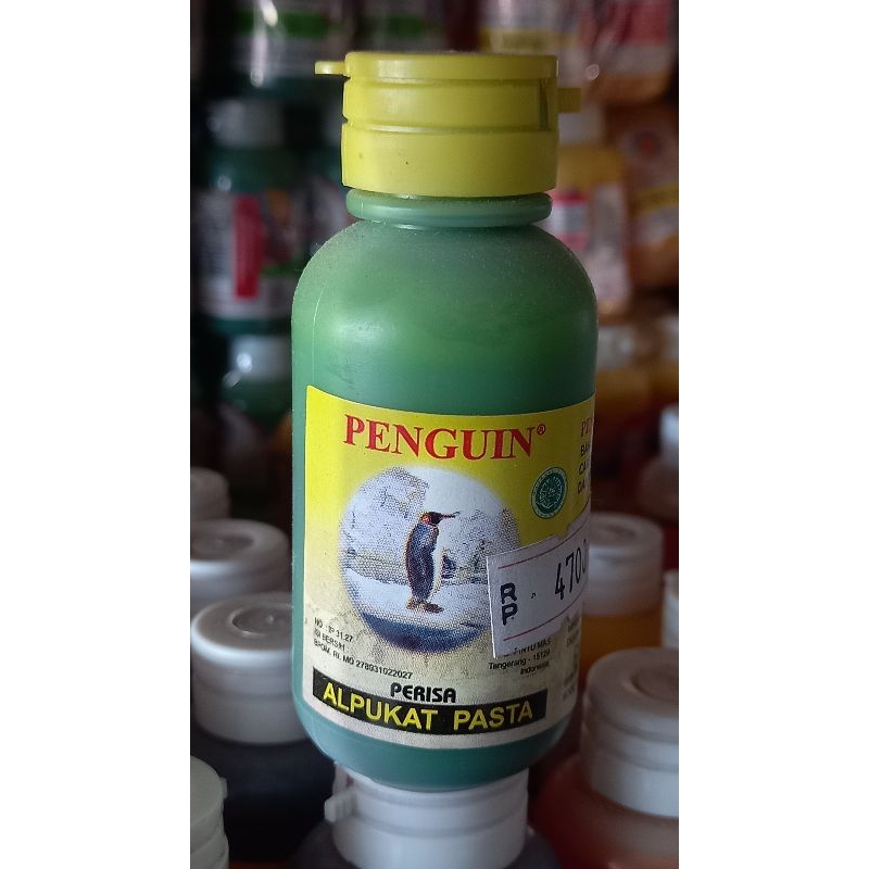 

pasta alpukat cap penguin 55ml/ perisa alpukat/ Pewarna alpukat